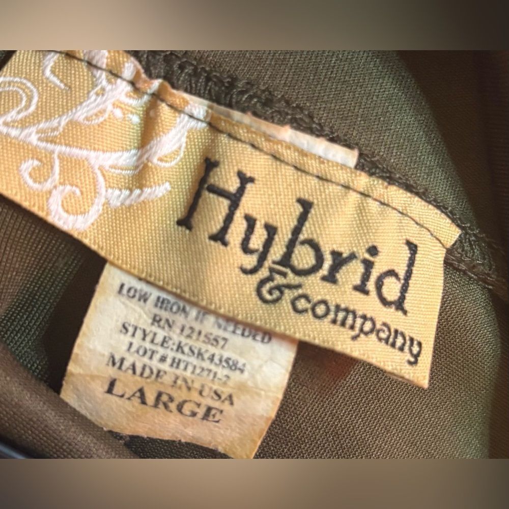 Hybrid & Co Women’s Olive Green Pencil Skirt Pants Large EPC - Picture 4 of 4